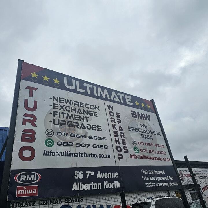 Front signage at Alberton, Gauteng